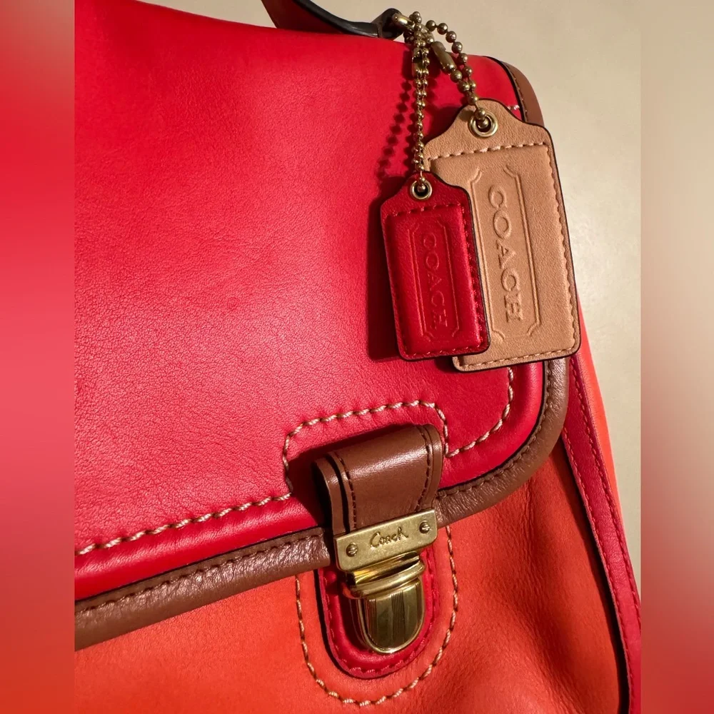 Coach Poppy Dylan Satchel Purse Y2K Handbag Shoulder Crossbody Leather 22427 EUC - Picture 2 of 12